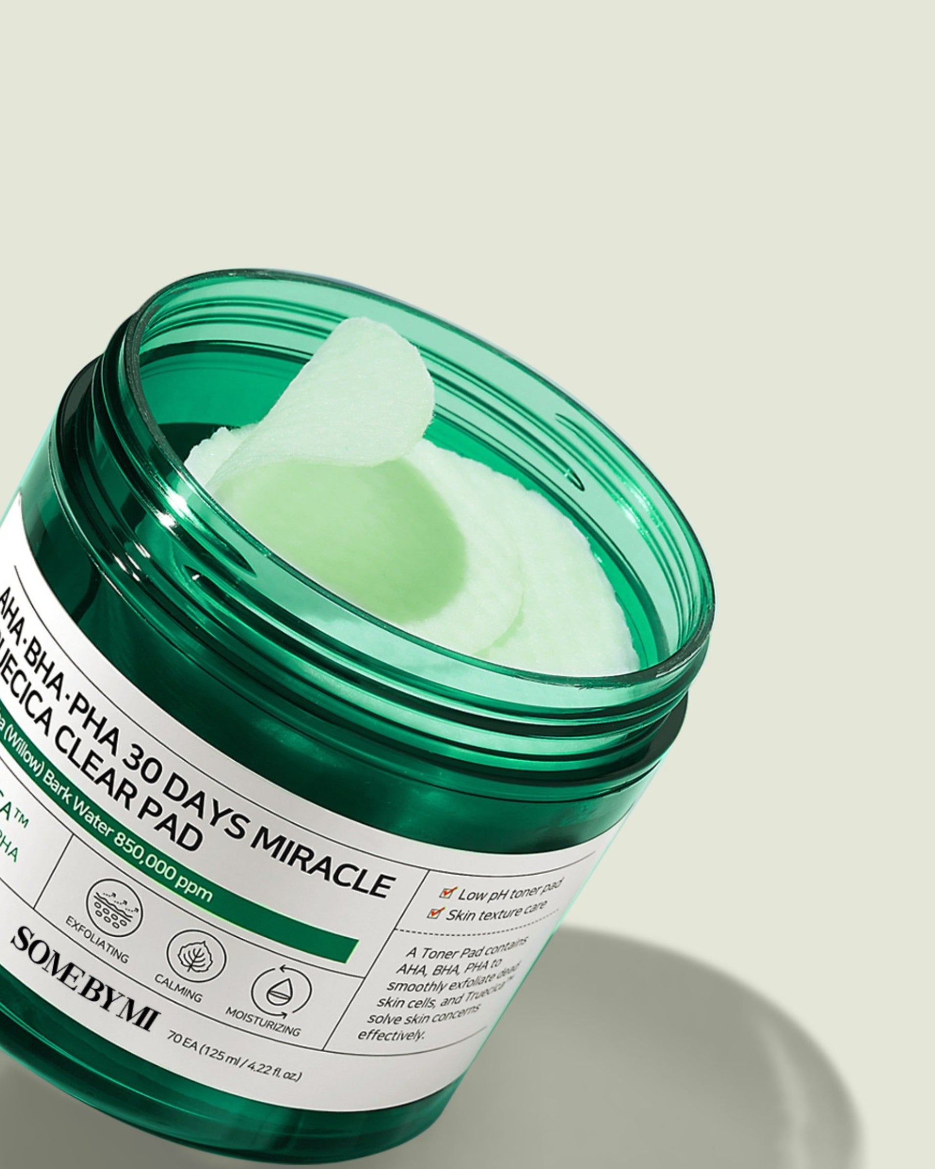Some By Mi Aha Bha Pha Days Miracle Truecica Pads Καθαρισμού Προσώπου για Ακνεϊκές Επιδερμίδες 70τμχ