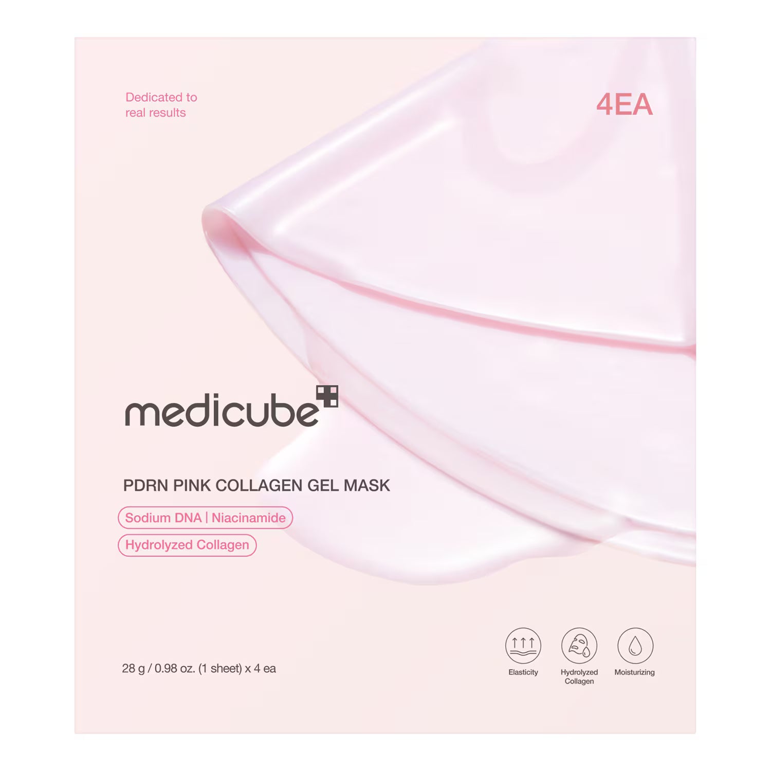 MEDICUBE PDRN Pink Collagen Gel Mask - Ενυδατική και αναζωογονητική μάσκα-τζελ προσώπου