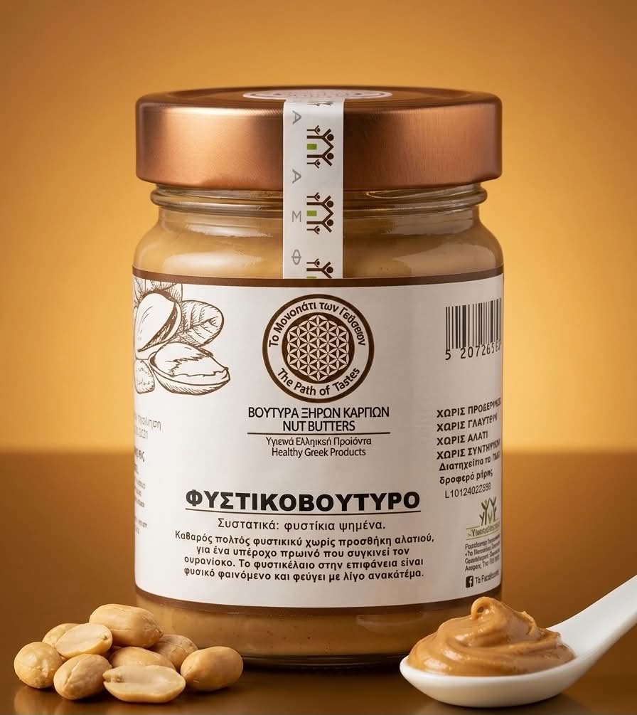 Φυστικοβούτυρο 100% καρπός